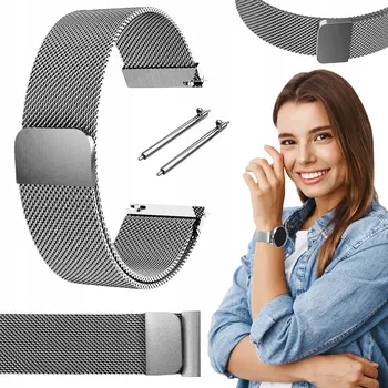 Pouzdro na mobilní telefon Řemínek ChronSmarta pro Huawei 20mm stříbrný