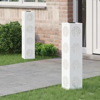 Venkovní osvětlení Solární LED Cestovní Světlo 2 pcs Bílá Studeně válcovaná ocel