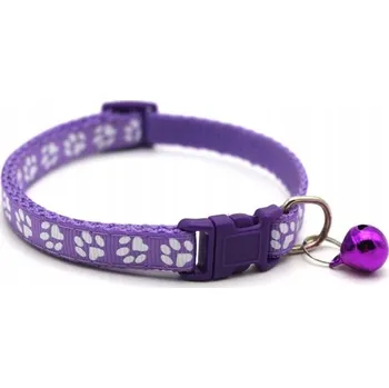 Obojek pro psa Obojek pro kotě/kočku Paw 1x19-32cm, Fialová