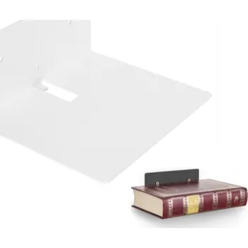 Obraz Kovová police 12,5 x 15 cm bílá