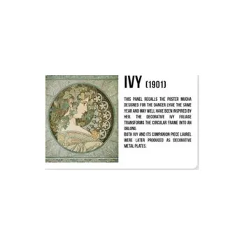 Kalendář Magnet Alfons Mucha - Ivy