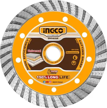 Řezný kotouč Ingco DMD032301 Kotouč řezný, diamantový lamelový 230 x 1 mm DMD032301
