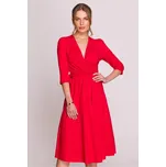 Dámské modální šaty S404 červené