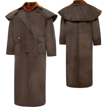 Stars & Stripes Kabát westernový Trail Stars & Stripes, pánský, hnědý S