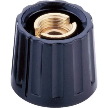 Knoflík Mentor 333.6 333.6 otočný knoflík černá (Ø x v) 28 mm x 17 mm 1 ks