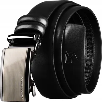 Opasek Pásek Peterson pánský automatický elegantní černý ke kalhotám obleku