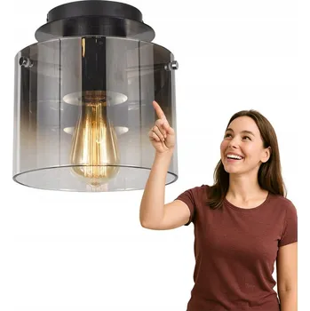 Kulatý Stropní Svítidlo Italux 20 x 20 cm bezbarvá, béžová, oranžová, žlutá