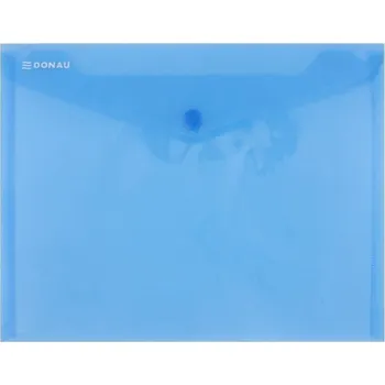 Obálka s drukem průhledná C5 PP - modrá