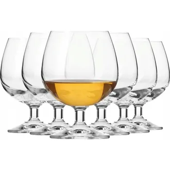 Sklenice Sklenice na koňak Krosno Servo Line Skleničky bezbarvé, 230 ml, 6 ks