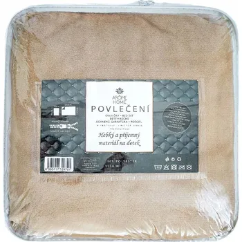 Povlečení Povlečení mikroflanel, béžové