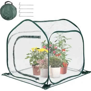 Skleník Zimoviště pro rostliny, zimní rozkládací skleník, zimní stan na ochranu rostlin před mrazem, malý
