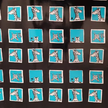 Obraz Balicí papír zebra modrý na dárky 57cm x 20m (20m24)