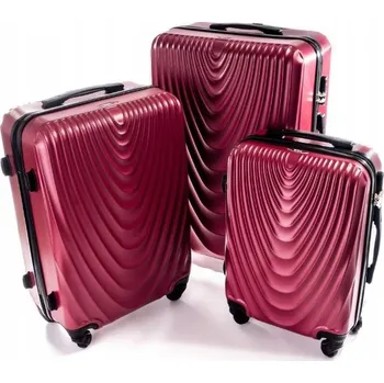 RGL Sada pevných kufrů z ABS 663, 188 l