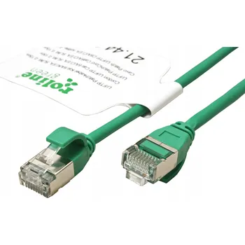 Síťový kabel Patchcord Roline U/FTP 6a RJ45 / RJ45 2 m zelený