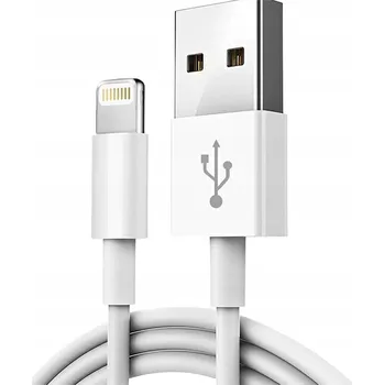 Náhradní díl pro mobilní telefon Kabel Alogy USB - Apple Lightning 1 m bílý