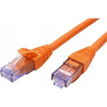 Síťový kabel Patchcord Roline U/UTP 6a RJ45 / RJ45 0,5 m oranžový