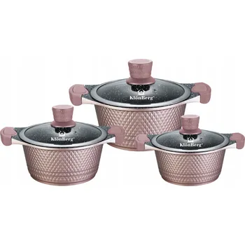Sada nádobí Sada hrnců KlönBerg hliníková, 6 dílů