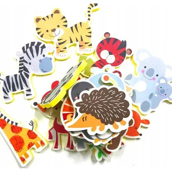 Hračka pro nejmenší Vodolepky Colours Zvířátka 12ks