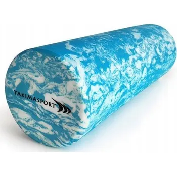 Pěnový válec Hladký válec Yakimasport 45 cm x 15 cm modrý