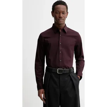 Pánská košile Košile Calvin Klein LV04LB148G fialová 49X, vel. XL