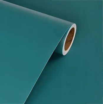 Tapeta SAMOLEPICÍ TYRKYSOVÁ MATNÁ TAPETA NA ZEĎ, FÓLIE NA NÁBYTEK 60cm x 10m