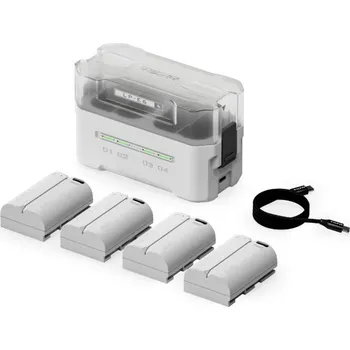 Tilta Portable Charging Station for LP-E6 (4 Channel) - Off White