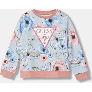 Chlapecká mikina Dětská bavlněná mikina Guess K6RQ02.KA6R4.PPY2 modrá 55X, vel. 68-76