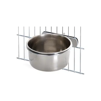 Miska pro psa JK Animals Nerezová miska pro ptáky - pr. 7,5 cm