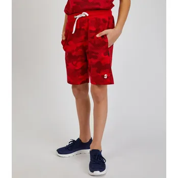 Chlapecké kraťasy Sam 73 Chlapecké Červené klučičí teplákové army kraťasy SAM73 Jerem Červená 140 (2894656)