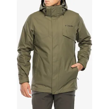 Pánská softshellová bunda Bunda 3v1 Columbia Bugaboo III Fleece Interchange Jacket - stone green