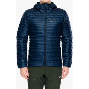 Pánská móda Péřová bunda Montane Alpine 850 Nano Hoodie - eclipse blue