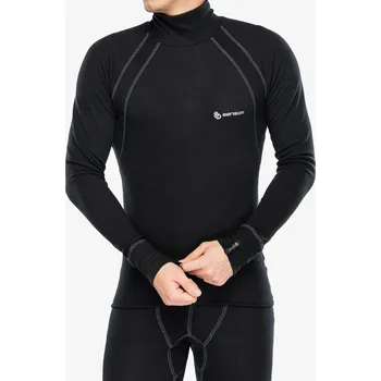 Pánská mikina Funkční mikina Sensor Double Face Turtleneck Tee LS - black