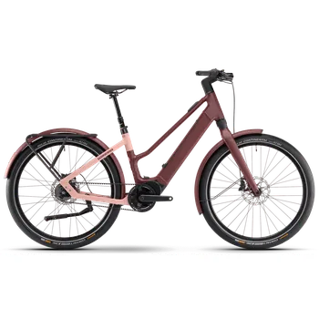 Elektrokolo Winora iRide Pure R5f - Mid Mid red velvet matt, rose tan matt 2025 velikost rámu: XL