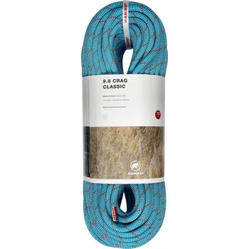 Lano Horolezecké lano Mammut 9.8 Crag Classic Rope 70 m - white/ice mint