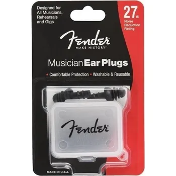 Chránič sluchu Fender Musician Series Black Chrániče sluchu