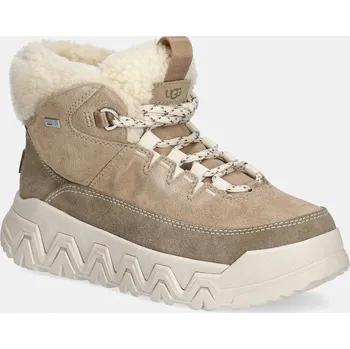 Dámské kozačky Semišové boty UGG Terretrail Cozy Lace 1158210.SAN béžová 80X, EUR 36