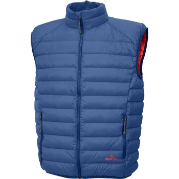 Pánská vesta Warmpeace Drake Barva: majolica blue/red, Velikost: XXXL