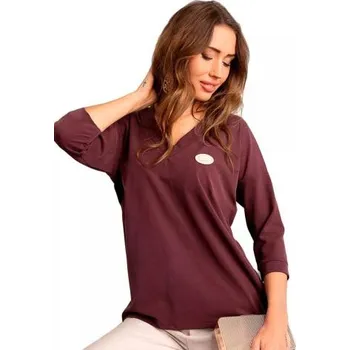 Dámská halenka Dámská halenka 1238_04 HAJDAN bordo (vínová) 3XL