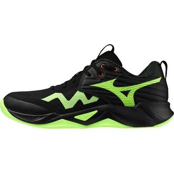 Pánská sálová obuv Pánská sálová obuv Mizuno Wave Momentum Pro Black/Glowing Apple EUR 40,5