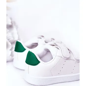 Sada pánského spodního prádla Dětské Tenisky Se Suchým Zipem Bíle-Zelené California 32