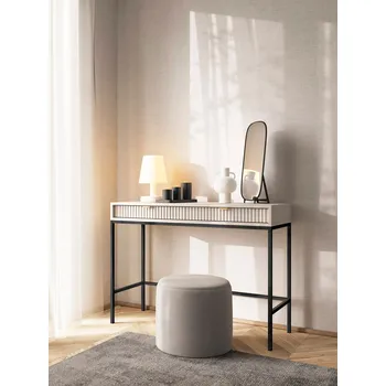 Toaletní stolek Toaletní stolek MISHEEL - kašmír / černý