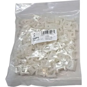 Organizace kabelů Držák stahovací pásky CTH-2A bílý, balení 100ks