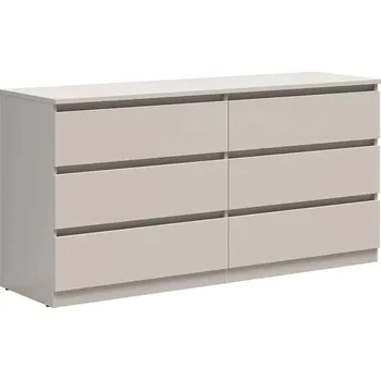 Komoda Komoda Tetrix - Black Red White - BRW Kašmír 150x75,5 cm