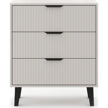 Komoda Komoda se 3 zásuvkami Borg Duo - Mebelbos Šedá 70x81.4 cm