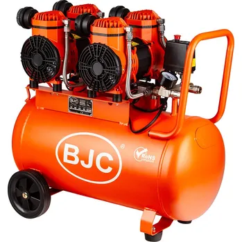 Kompresor Kompresor bezolejový 50 l, 4 písty, 230 V, 8 bar, tichý - BJC