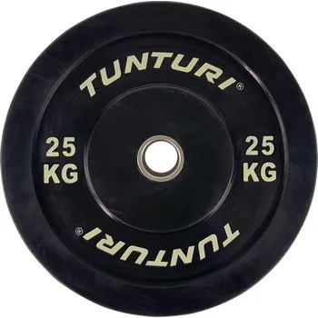 TUNTURI Gumový kotouč BUMPER varianta 25 kg 25kg BÍLÁ|ČERNÁ