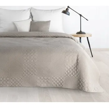 Přehoz na lůžko Přehoz na postel Eurofirany polyester 170 cm x 210 cm stříbrný