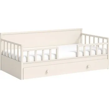 Dětská postel Dětská postel 100x200cm s přistýlkou/zásuvkou Beauty - béžová