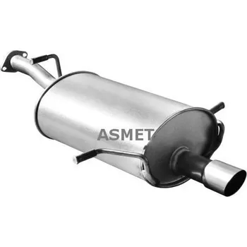 Výfukový systém Koncový tlumič výfuku ASMET 17.003