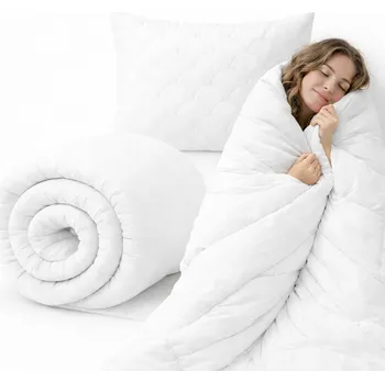 přikrývka Zimní Sada |UŽ JE TEPLO| Nadýchaná přikrývka 180x200 + 70x80 Česká výroba